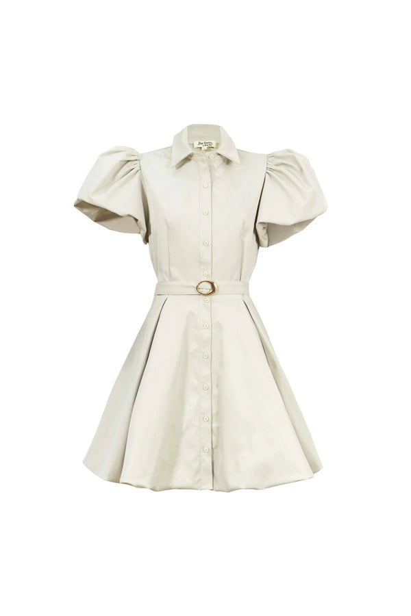 Isadora Puff Sleeve Mini Vestido - Reina Diaz