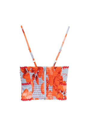 Itza Print Bustier Top - Reina Diaz