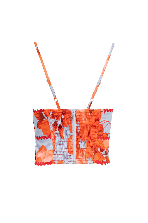 Itza Print Bustier Top - Reina Diaz