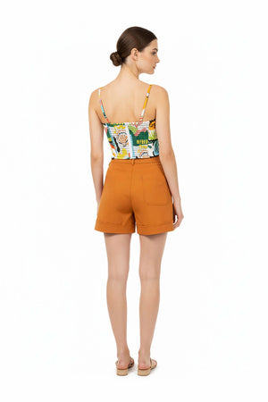 Itza Print Bustier Top - Reina Diaz