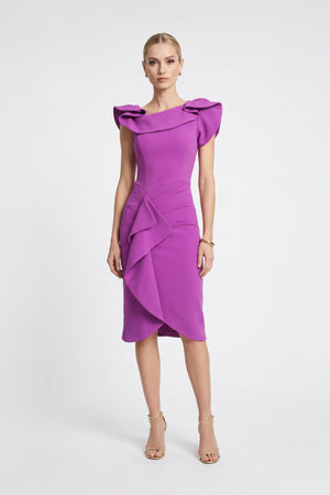Ivanna One - Shoulder Ruffle Vestido - Reina Diaz