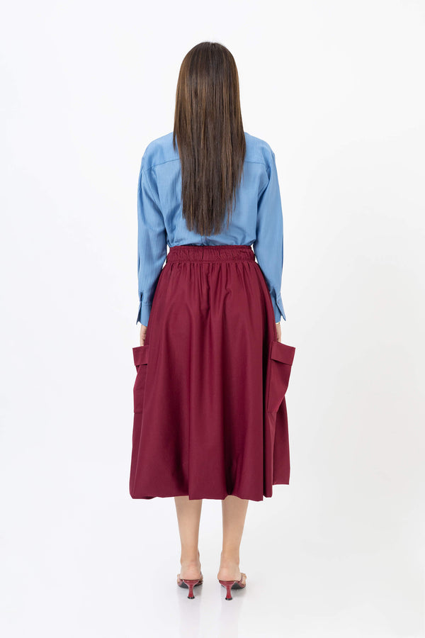 Julie Classic Collar Blusa - Reina Diaz