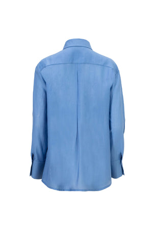 Julie Classic Collar Blusa - Reina Diaz