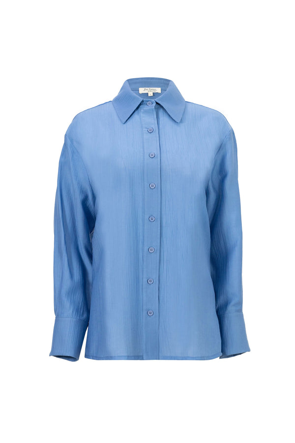 Julie Classic Collar Blusa - Reina Diaz