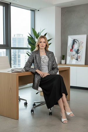 Kendra Sequin Blazer - Reina Diaz