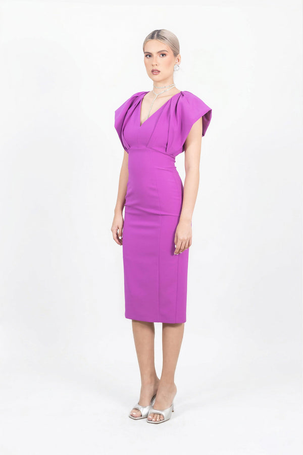 Kensley V - Neck Vestido - Reina Diaz