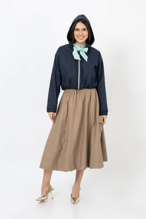 Kiara Hooded Windbreaker Chamarra - Reina Diaz