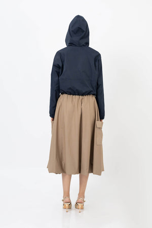 Kiara Hooded Windbreaker Chamarra - Reina Diaz