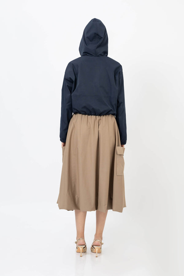 Kiara Hooded Windbreaker Chamarra - Reina Diaz