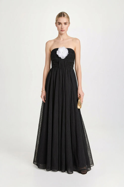 Lilith Tulle Maxi Vestido - Reina Diaz