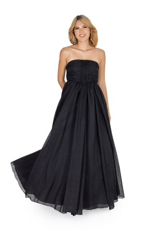 Lilith Tulle Maxi Vestido - Reina Diaz