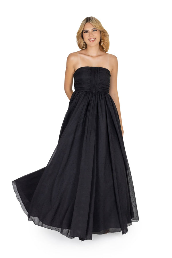 Lilith Tulle Maxi Vestido - Reina Diaz