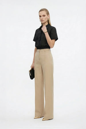 Lina Eyelet Palm Blusa - Reina Diaz