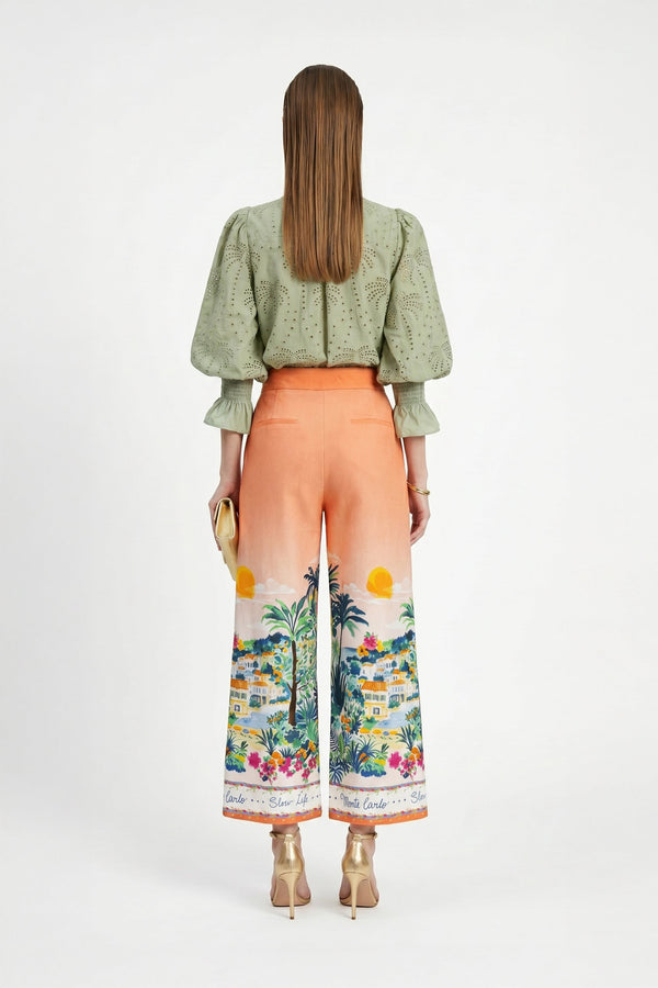 Lucca Puff - Sleeve Cotton - Stretch Blouse - Reina Diaz