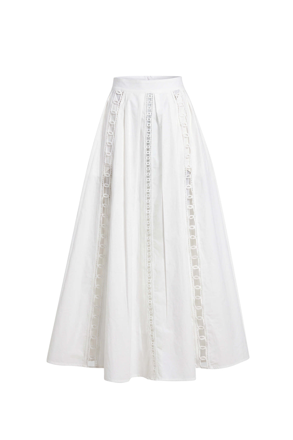 Luciana Lace Inset Maxi Falda 541369 HUE - Reina Diaz