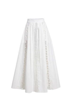 Luciana Lace Inset Maxi Falda 541369 HUE - Reina Diaz