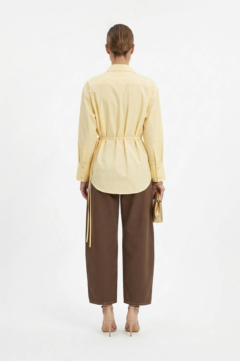 Lyon Hardware Side-Tie Cotton Blusa 752974 AMA - Reina Diaz