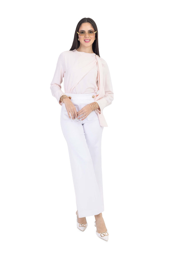 Madelyn Drape Blusa 553995 BLU - Reina Diaz