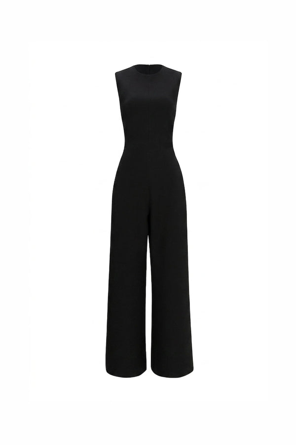 Madrid Sculptural Wide - Leg Pantsuit - Reina Diaz