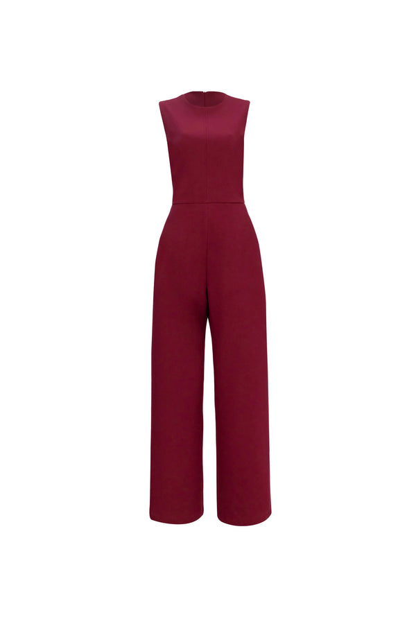 Madrid Sculptural Wide - Leg Pantsuit - Reina Diaz