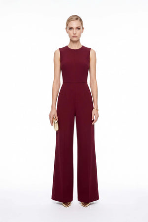 Madrid Sculptural Wide - Leg Pantsuit - Reina Diaz
