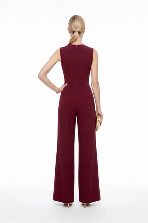 Madrid Sculptural Wide - Leg Pantsuit - Reina Diaz