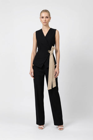 Malva Bi - Color Wrap Sleeveless Blazer - Reina Diaz