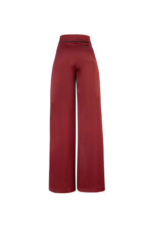 Marlee Satin Wide Pantalón - Reina Diaz