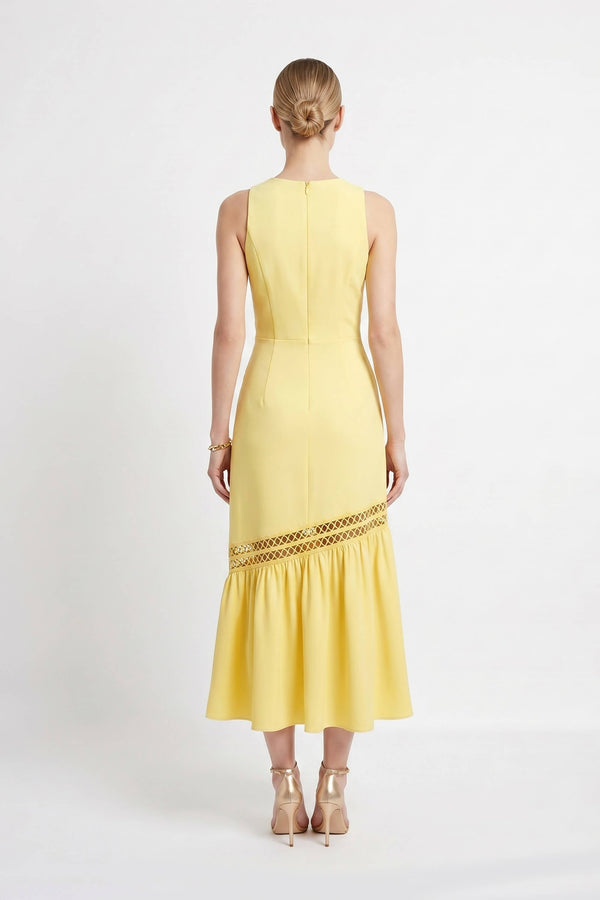 Marrakech Belted Cotton - Blend Utility Dress - Reina Diaz