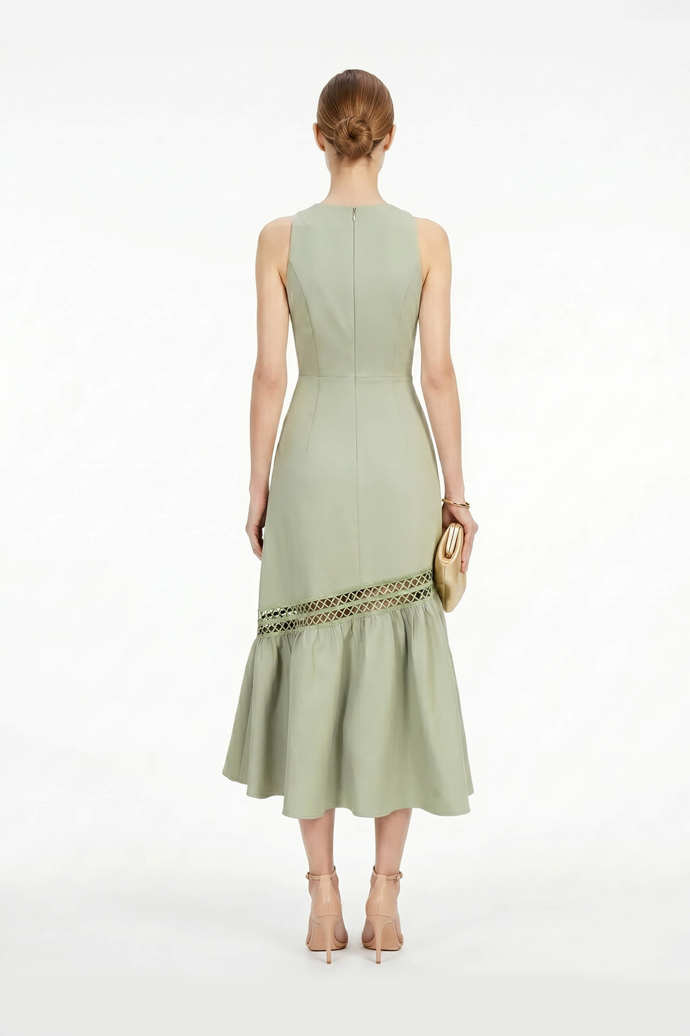 Marrakech Belted Cotton - Blend Utility Dress - Reina Diaz