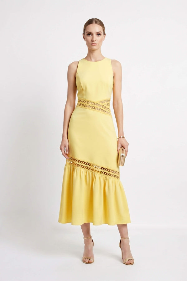 Marrakech Belted Cotton - Blend Utility Dress - Reina Diaz