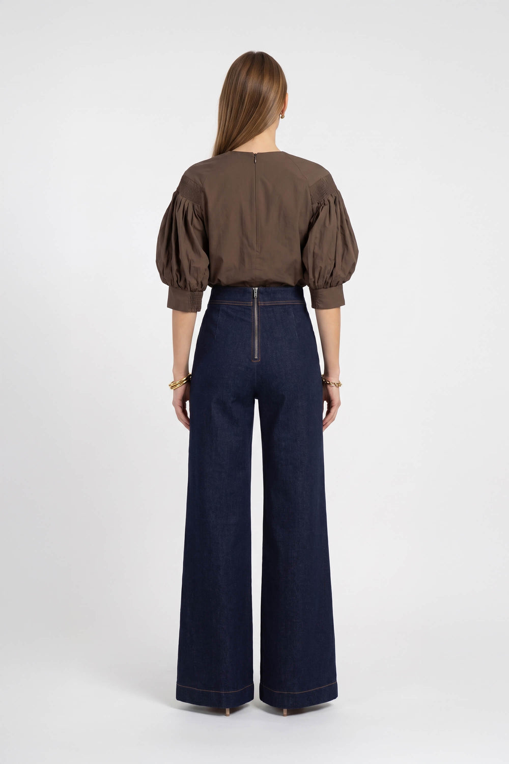 Martina High-Waist Sailor Wide-Leg Pantalón 731104 IND - Reina Diaz