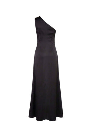 Martina One-Shoulder Floral Maxi Vestido 526150 NEG - Reina Diaz