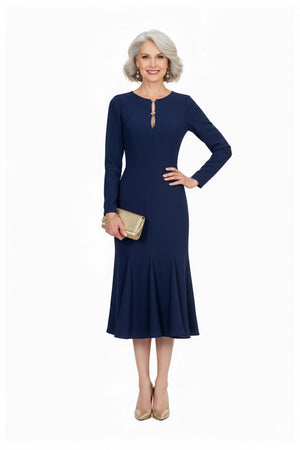 Melissa Flare Midi Vestido - Reina Diaz