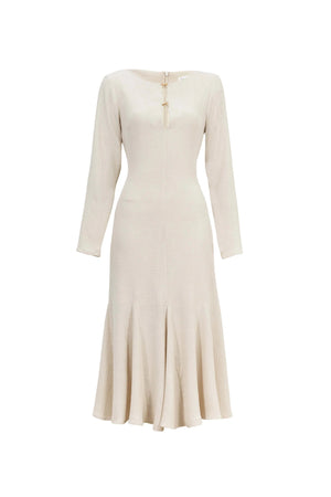 Melissa Flare Midi Vestido - Reina Diaz