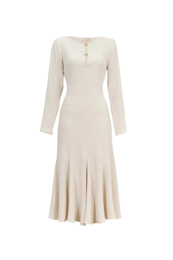 Melissa Flare Midi Vestido - Reina Diaz