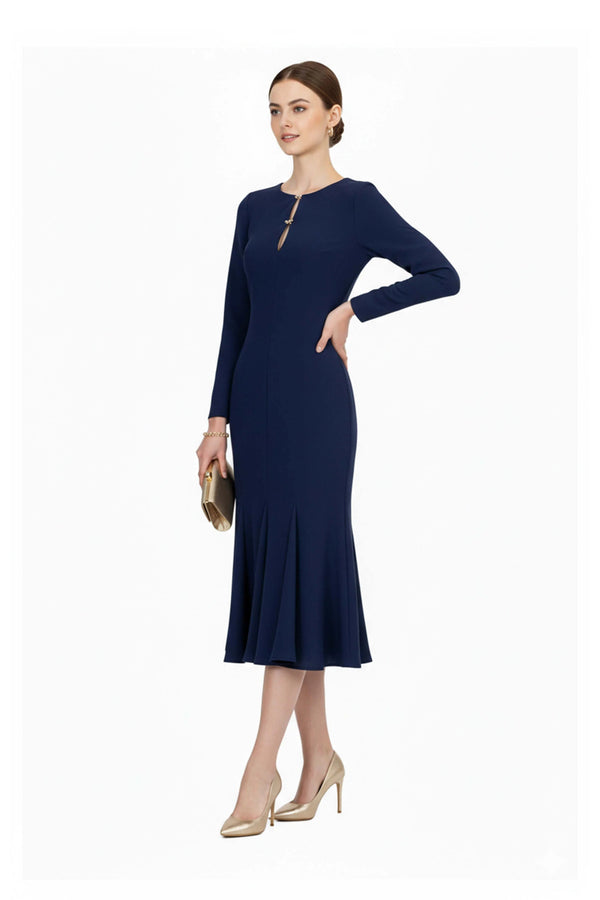 Melissa Flare Midi Vestido - Reina Diaz