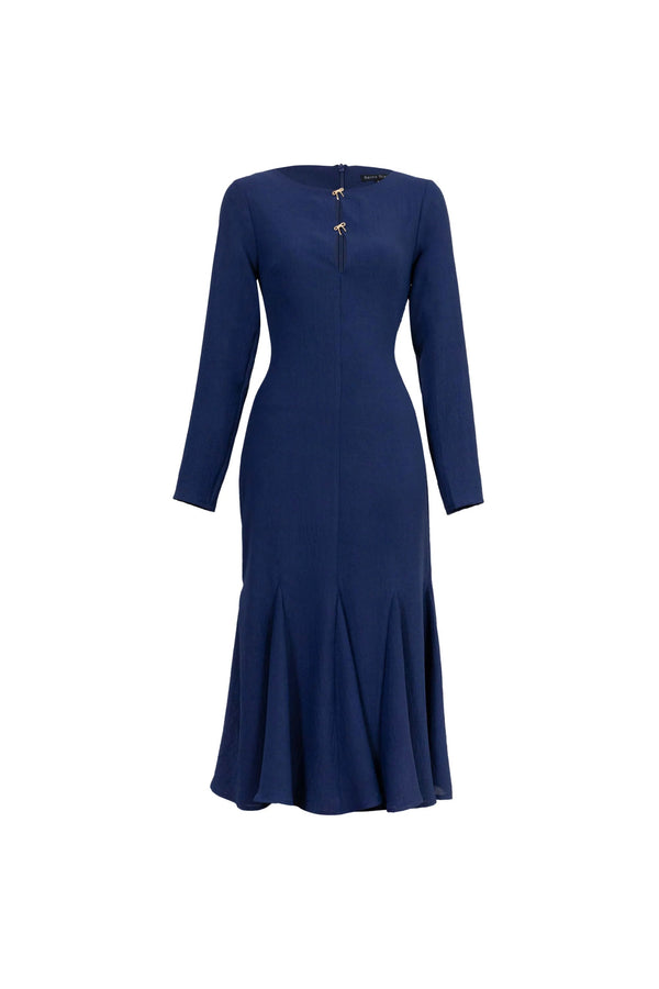 Melissa Flare Midi Vestido - Reina Diaz