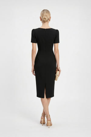 Mia Floral - Midi Sheath Dress - Reina Diaz