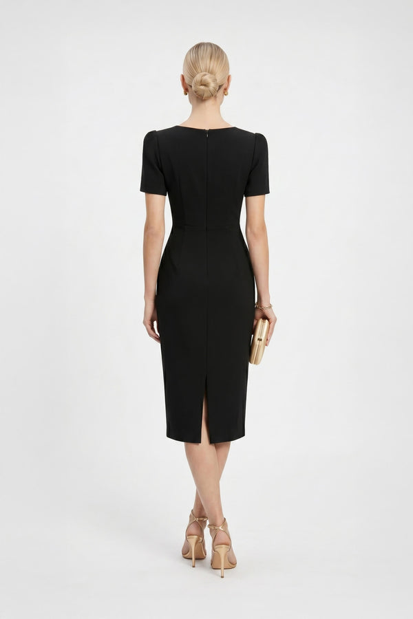 Mia Floral - Midi Sheath Dress - Reina Diaz
