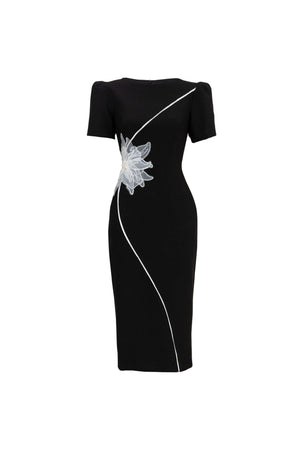 Mia Floral - Midi Sheath Dress - Reina Diaz