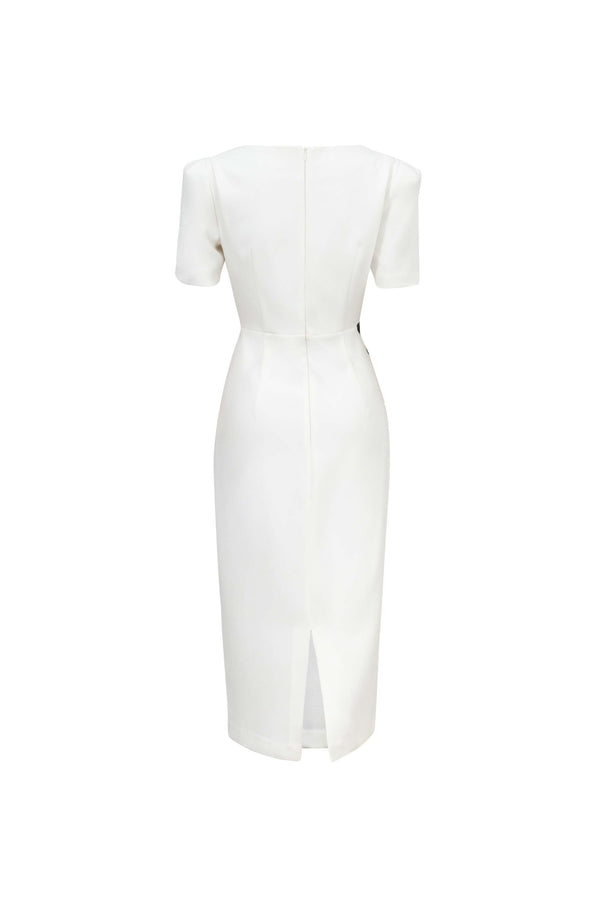 Mia Floral - Midi Sheath Dress - Reina Diaz