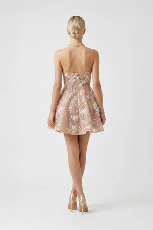 Mia Strapless Sweetheart Vestido Cocktail - Reina Diaz