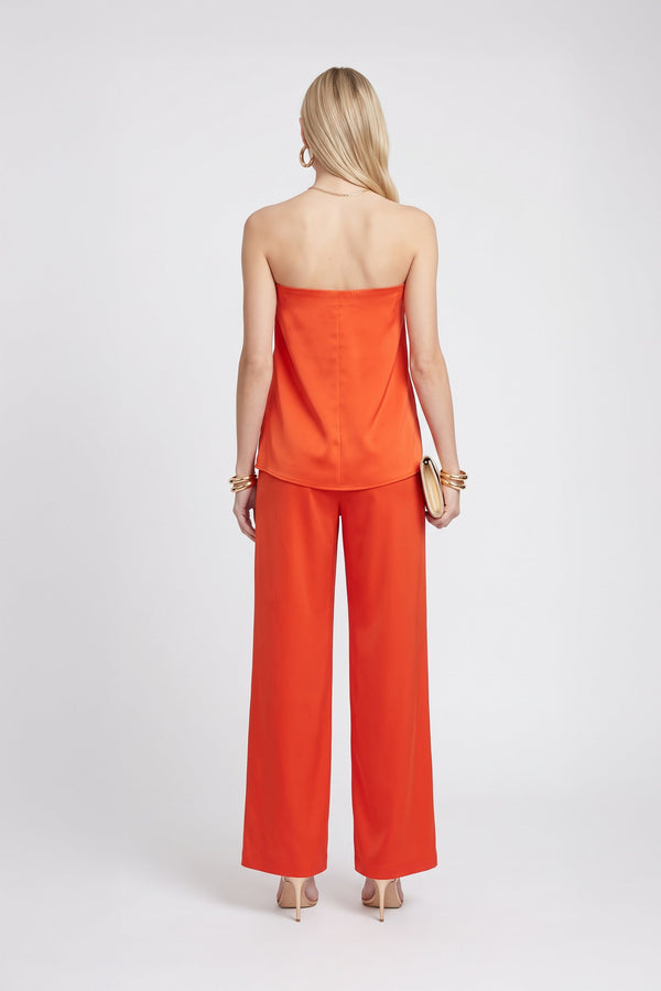 Michelle Flare Strapless Blusa 752840 VIN/ROJ/HUE/CLA/CHO - Reina Diaz