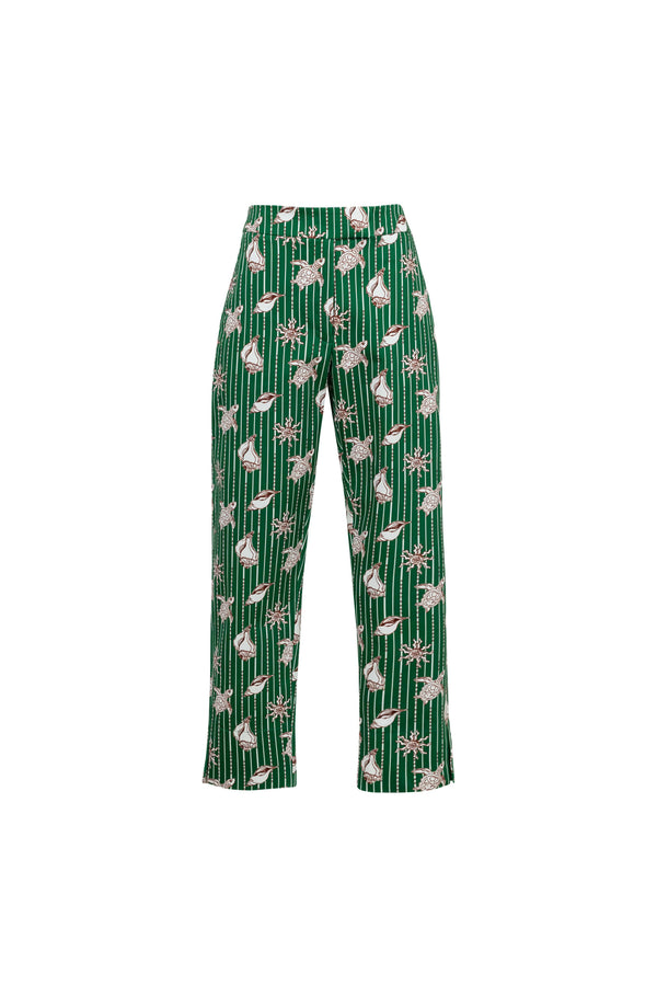 Miranda High-Waisted Tailored Straight-Leg Pants 731125 - Reina Diaz