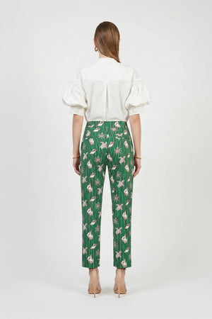 Miranda High-Waisted Tailored Straight-Leg Pants 731125 - Reina Diaz