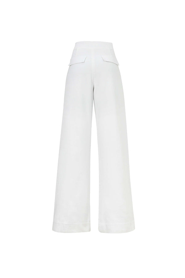 Nadia Belted High-Waist Wide-Leg Pants 532044 HUE - Reina Diaz