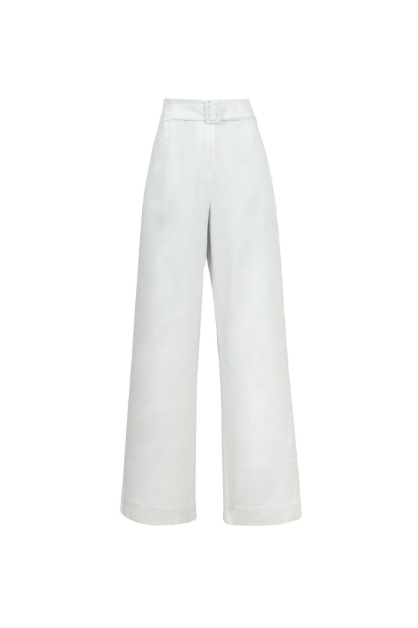 Nadia Belted High-Waist Wide-Leg Pants 532044 HUE - Reina Diaz