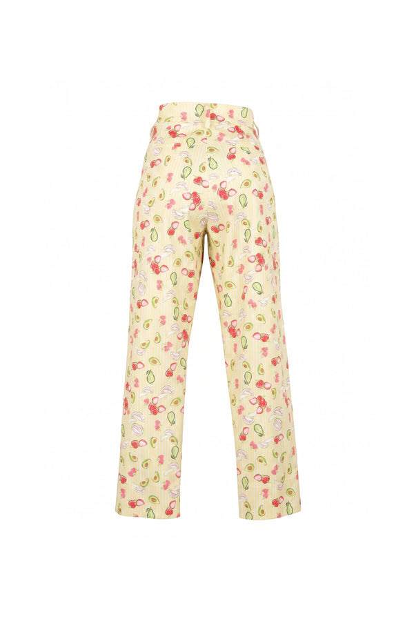 Nadia Belted High-Waist Wide-Leg Pants 731124 AMA - Reina Diaz