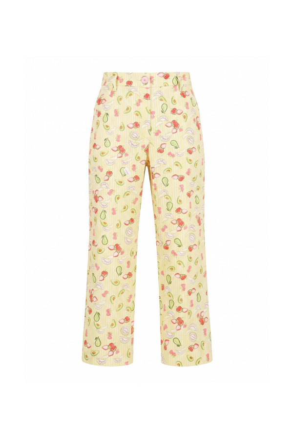 Nadia Belted High-Waist Wide-Leg Pants 731124 AMA - Reina Diaz